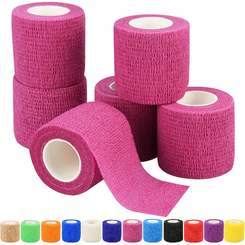 Finger Tape Athletic - 2개입 자가 접착식 탄력 붕대, 2.5cm