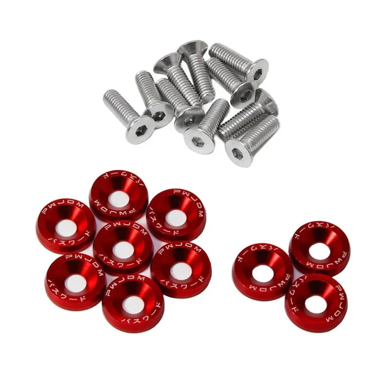 Bumper Plate 10Kg - 10개입 M6 자동차 패스너 펜더 와셔