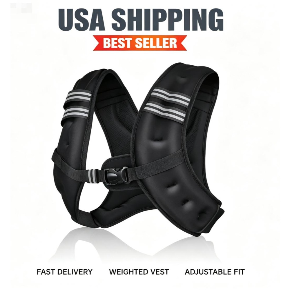피트니스 웨이트 조끼, 철제 펠릿으로 사전 충전된 조절 - Crossfit Weight Vest 리뷰 및 가격